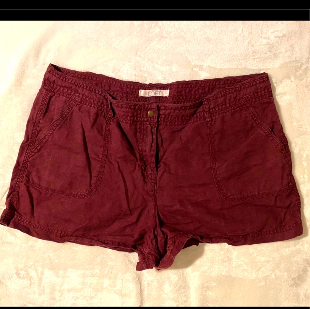 Bundle of size 14 Loft shorts.